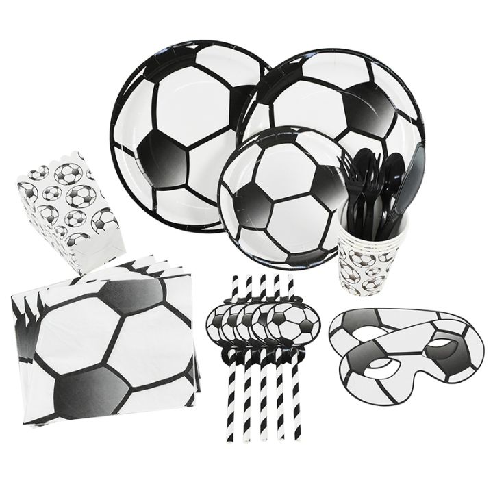 cw-soccer-football-birthday-decoration-theme-disposable-tableware-kids-boy