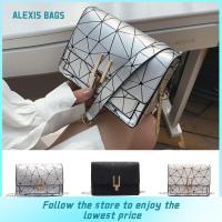 ALEXIS กระเป๋าย่ามเล็กเทรนด์หรูหราผู้หญิง Crossbody กระเป๋าคนส่งเอกสารของผู้หญิงโซ่คล้องกระเป๋าถือสะพายไหล่สำหรับผู้หญิง