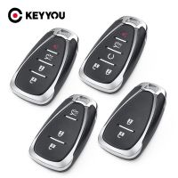 KEYYOU 2/3/4/5/6B Car Remote Key Shell for Chevrolet Camaro Equinox Cruze Malibu Spark 2016 Replace Keyless Card Key Case Cover