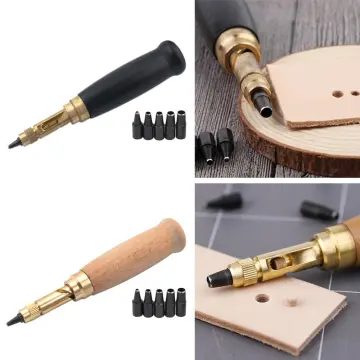 Drill Leather Perforator Tool Hole Puncher Screw Punch Automatic