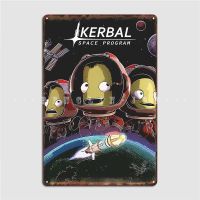 Kerbal Space Program Metal Sign Plates pub Garage Cinema Garage Printing Tin sign Poster