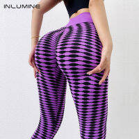 INLUMINE ใหม่เอวสูงที่ไร้รอยต่อ Leggings Push Up Leggins กีฬาผู้หญิงวิ่งยิมกางเกงเสื้อผ้าออกกำลังกายสตรีโยคะวอร์ม