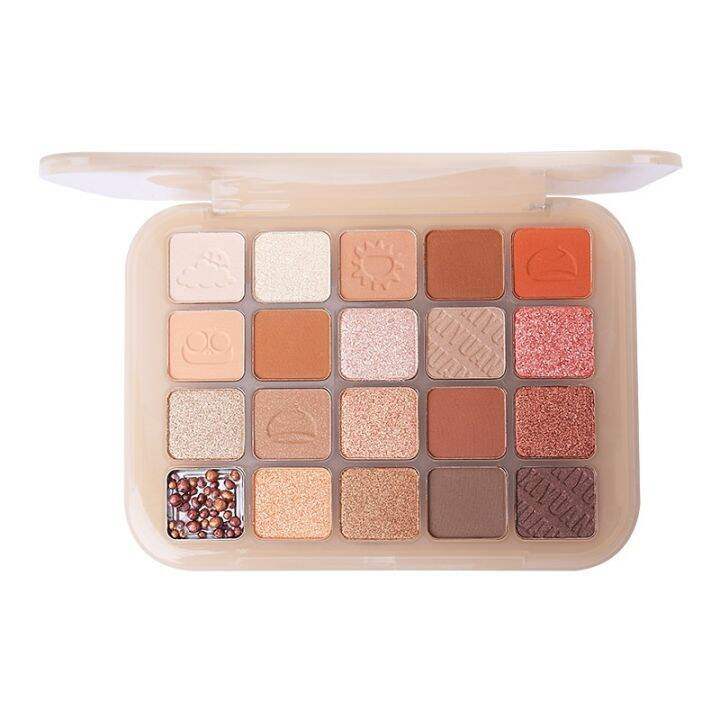 eye-shadow-palette-pearly-matte-earth-อายแชโดว์-20สี-สีสวย-ละมุน-เนื้อแมทต์-ติดทน-กันน้ำ-กันเหงื่อ