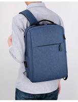 Kent.shop Multifunction USB charging แฟชั่นกระเป๋าเป้สะพายหลังสำหรับผู้ชาย แล็ปท็อป Men Laptop Backpack