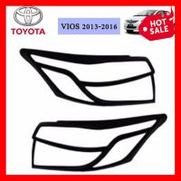 ครอบไฟท้ายวีออส ครอบไฟหน้าวีออส ดำด้าน 13-16 Toyota Vios 2013-2016 สีดำด้าน หน้าแยกรุ่น S G / E J ดูรูป 2 ครอบ ครอบไฟท้าย ครอบไฟหน้า ครอบ ไฟท้าย ไฟหน้า 14