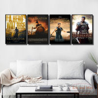 Canvas Gladiator Painting Posters And Prints Pictures On The Wall Vintage Decorative Home Decor Quadro