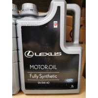 น้ำมันเครื่องสังเคราะห์แท้100% เบนซิล  ส่งฟรี FULLY SYNTHETIC MOTOR OIL SM 5W-40 4ลิตร LEXUSแท้ no_08880-82800