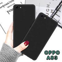 [ส่งจากไทย] Case OPPO A83 เคสโทรศัพท์ออฟโบ้ a83 เคสนิ่ม tpu เคสสีดําสีแดง เคสซิลิโคน