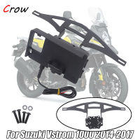 Pendakap Navigasi Hitam Ung Pemegang GPS Pintar สำหรับ Suzuki Vstrom 1000 XT 2014-2017สากล