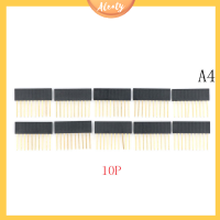 Aleaty? 10pcs 2.54mm STACKABLE Long leg หัว feal สำหรับ Arduino SHIELD