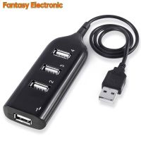 FE ความเร็วสูง Usb Hub 4พอร์ตแยก Usb อะแดปเตอร์มินิฮับซ็อกเก็ตสำหรับเครื่องคอมพิวเตอร์แล็ปท็อปโน๊ตบุ๊คคอมพิวเตอร์ Windows สำหรับ Mac อุปกรณ์เสริม