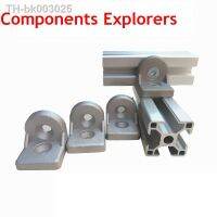 ◄▲✧ Silver and Black Steering angle Corner Brackets 2020 3030 4040 4545 Connection Fittings Single Brackets For Aluminum Profiles