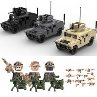 WW2 Military US Soldiers Figures Hummered Cars Army Building Blocks Weapons Bricks Airborne Division Special Forces Parts Toys Building Sets