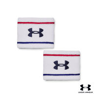 Under Armour UA Unisex Striped Performance Terry 2-Pack Wristbands อันเดอร์ อาร์เมอร์ สายรัดข้อมือ เทรนนิ่ง สำหรับทุกเพศ