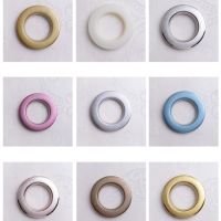 20/40/80PCS/ LOT High Quality Home Decoration Curtain Accessories Nine Colors Plastic Rings Eyelets for Curtains Grommet Top