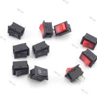 5pcs 2 Pin On-off  Boat Rocker Switch Push 6A/250VAC 10A 125VAC 15*21mm Button for Car Dash Dashboard Truck RV ATV Home YB21TH