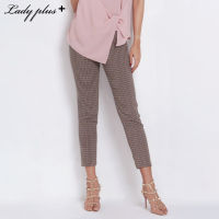 Lady Plus กางเกงลายสก๊อต | Checked Pants