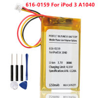 แบตเตอรี่เดิม616-0159 1250MAh IPod 3 3G รุ่น3rd A1040เครื่องมือฟรี