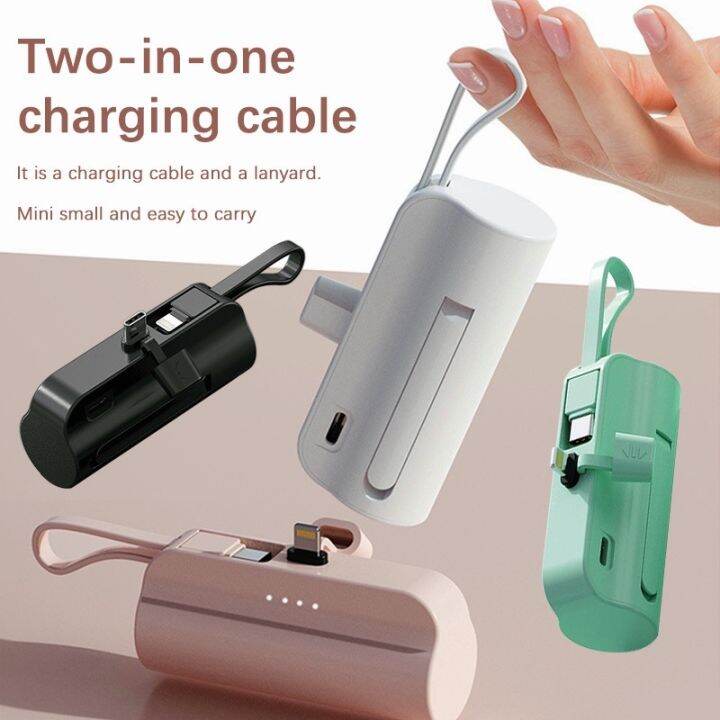 Mini Powerbank Fast Charging 5000mah Powerbank Capsule Powerbank Type C