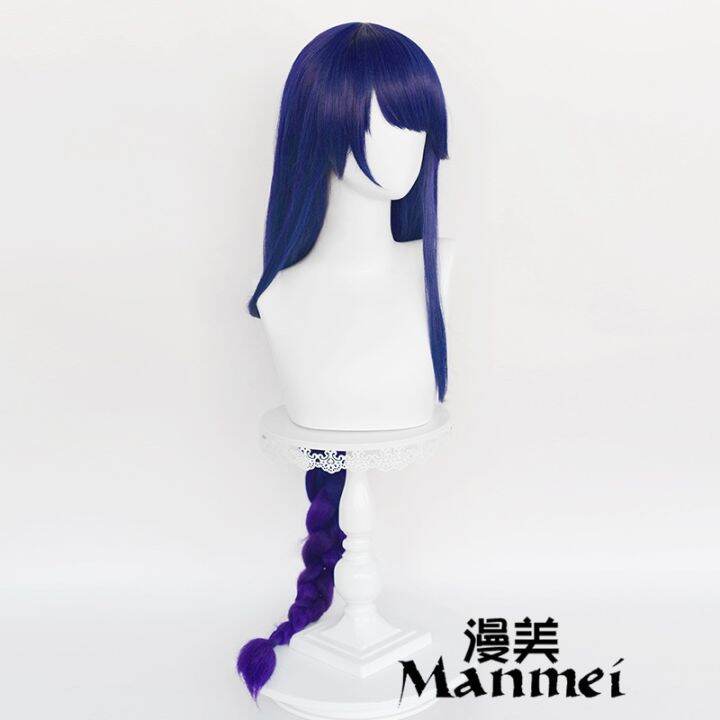 manmei-genshin-impact-raiden-shogun-baal-cosplay-wig-100cm-long-blue-purple-braid-wigs-heat-resistant-synthetic-hair-cd