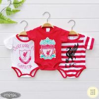 ชุด set Bodysuit 3ตัวมีแขน ลาย liverpool ลิเวอร์พูล