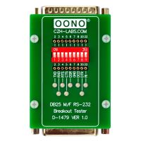 ❉✳ RS232 DB25 Male to Female Breakout Tester LED Monitor Module