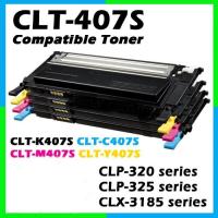 ตลับหมึกพิมพ์เลเซอร์ Samsung (Mcky Toner) CLT-407 1ชุด 4สี ใช้สำหรับเครื่องรุ่น CLP-320/325, CLX-3180/3185 (ครบชุด4ตลับ สีดำ,สีน้ำเงิน,สีแดง,สีเหลือง)