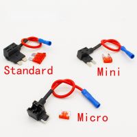 Add A Circuit Standard/Mini/Micro Blade Fuse Boxes Holder Piggy Back Fuses Tap