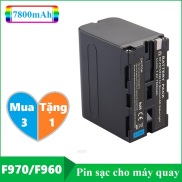 Pin cho máy quay phim NP-F970 NP-F960 dung lượng thật 7800mAh