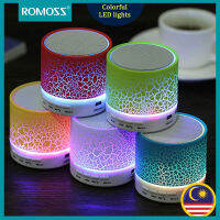 Romoss สีสันไฟ LED มินิแบบพกพา 3D สเตอริโอไร้สายลำโพงบลูทู ธ สนับสนุน USB / TF Card / ลำโพง