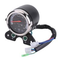 รถจักรยานยนต์ Dual วัดระยะทาง Speedometer ระดับจอแสดงผล R Speed Meter Assembly สำหรับ125 150 250 Prince Moto ดัดแปลงอุปกรณ์เสริม