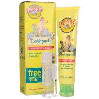 JASON Earths Best Toddler Toothpaste 46g - Strawberry &amp; Banana / ยาสีฟัน สำหรับเด็ก