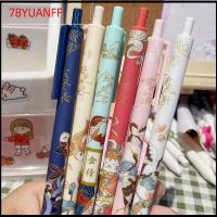 78YUANFF ของขวัญ เครื่องเขียน อุปกรณ์สำนักงานการเรียนรู้ เติมสีสัน กด หมี ปากกาเจล ปากกาลูกลื่น ปากกาโรลเลอร์บอล