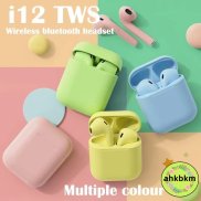 JBL Cute 8 màu TWS i12 Tai nghe không dây Tai nghe Bluetooth Tai nghe