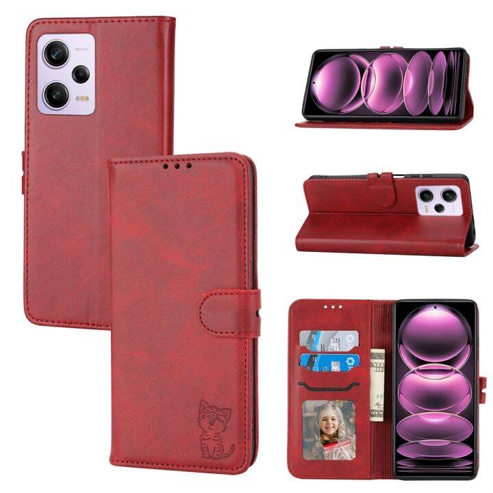 เคสโทรศัพท์ใหม่สำหรับ-xiaomi-redmi-note-12-11-10-8-pro-plus-note-10-5g-note-12s-11s-10s-เคสเคสแบบพับปิดได้ช่องเสียบบัตรกระเป๋าสตางค์หนังแม่เหล็ก