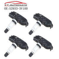 4ชิ้น TPMS อัตโนมัติยางความดันการตรวจสอบเซ็นเซอร์สำหรับ Hyundai I40 VF 2011 2012 2013 2014 52933-3V100 529333V100 433เมกะเฮิร์ตซ์