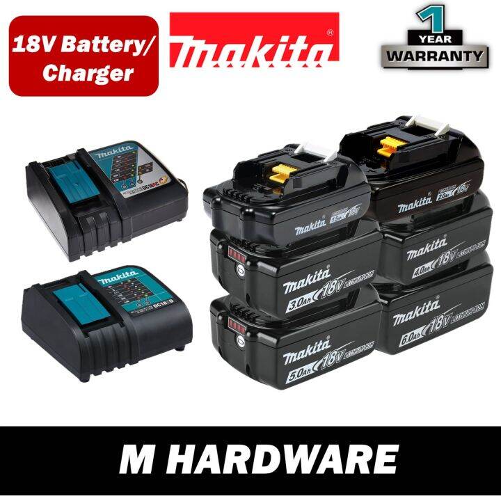 MAKITA 18V ORIGINAL Battery ( 1.5AH - 6.0AH ) | Lazada