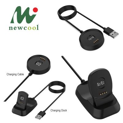 ◎▽◊ Newcool 5V 700ma stojak magnetyczny szybkie ładowanie Dock dla Ticwatch C2 / E2 / S2 Smartwatch kabel do ładowarki USB z synchronizacja danych FV CL