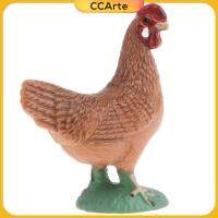 CCArte 1.5 "พลาสติกไก่ฟาร์มฟิกเกอร์ท่าทางสัตว์สำหรับเด็กกระเป๋าฟิลเลอร์ของขวัญปาร์ตี้