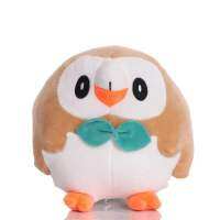 5ชิ้นล็อต18ซม. TAKARA TOMY Rowlet Plush ของเล่นตุ๊กตาสัตว์ของเล่นตุ๊กตาของขวัญเด็ก Kids