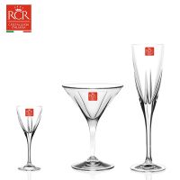 Italy imported RCR crystal glass wide mouth champagne cup sweet wine bubble goblet wine glass mug cup