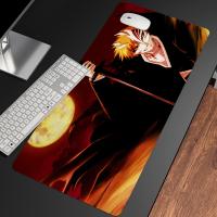 Japanese Bleach Anime Gaming Mouse Pad PC Accessories Large Locking Edge Desk Keyboard Mat Game Mousepad Gamer Laptop Ta