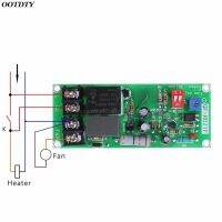 บอร์ดปิดสวิทช์ดีเลย์รีเลย์ควบคุมนาฬิกาจับเวลาปรับได้ AC100V-220V สำหรับพัดลมระบายไอเสีย Mr22 19 Dropship