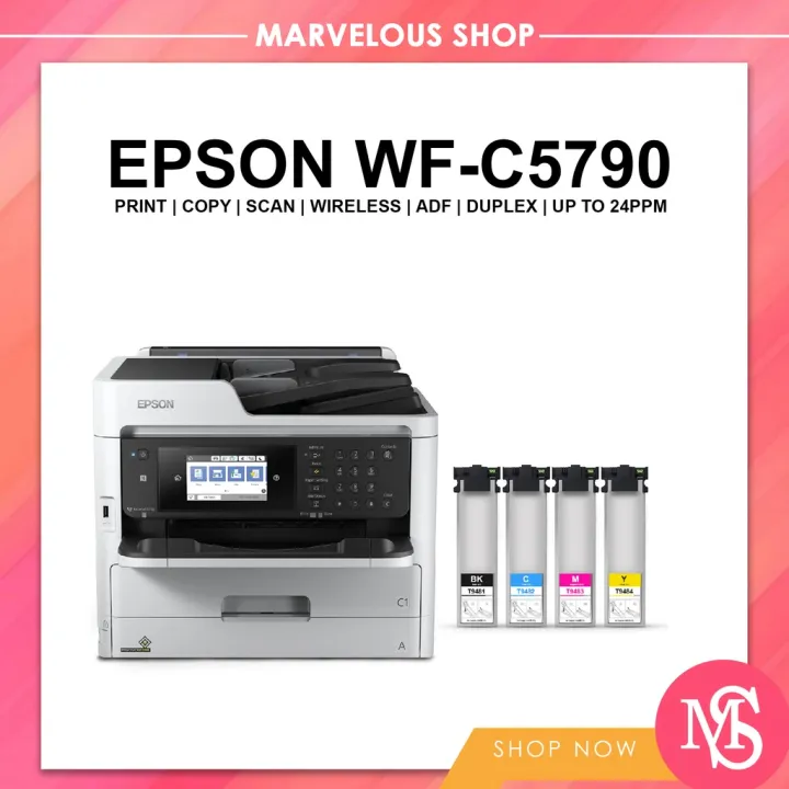 【ready Stock】 Epson Work Force Pro Wf C5790 Wi Fi Duplex All In One Inkjet Printer Lazada Ph 7364