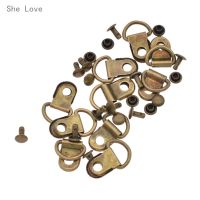 【cw】 Chzimade 10pcs Metal Rivet D Ring Buckle Lace Eye Boot Hiking Shoes Repair Leather Craft Keychain Bag Accessories 【hot】