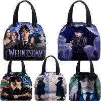 Wednesday Addams Hoodies Lunch Bento Box Thermal Insulated Pouch For Kids Children School Snacks Container Handbags Cooler Bags