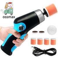 OSSMAX เครื่องขัดเงารถยนต์แบบชาร์จไฟได้เครื่องขัดรถขัดเงารถยนต์แบบชาร์จไฟได้ขัดเงาบัฟเฟอร์รถยนต์แบบพกพารถเครื่องขัดซ่อมแซมรอยขีดข่วน