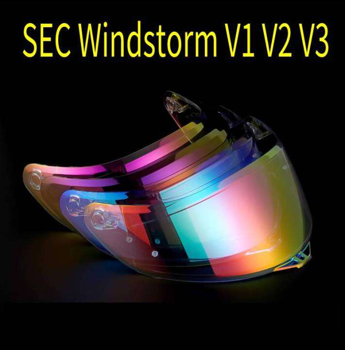 Mok SEC Challenger Windstorm V1/V2 Lens Visor Iridium Revo Lens Lazada PH
