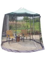 Garden Awning Mosquito Net Terrace Umbrella Mosquito Net Patio Table Umbrella Net Double-door Umbrella Tent Awning Net