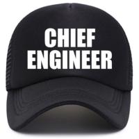 HIGH QUALITY CHIEF ENGINEER Mesh Cap Net Cap Trucker Hat Baseball Cap